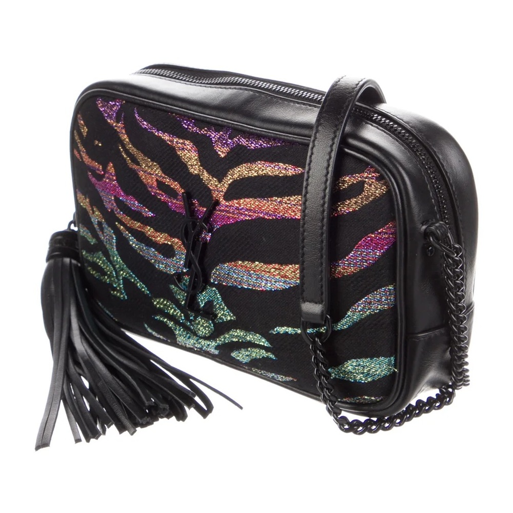 Saint Laurent Mini Lou Tiger Stripe Bag
